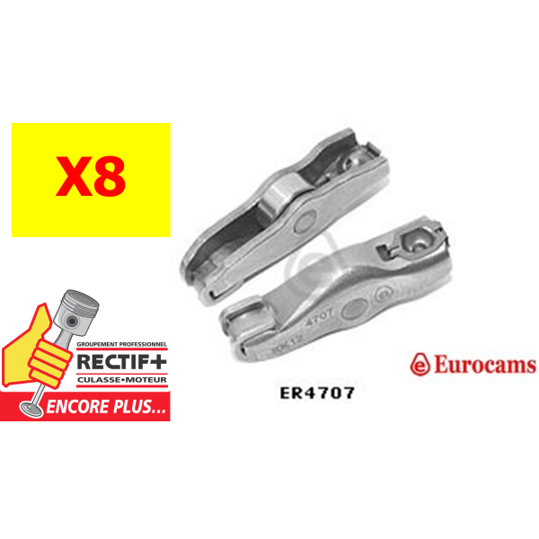 CULBUTEUR EUROCAMS HYUNDAI KIA 1.7 LOT DE 8 NET HT (RA06-957)