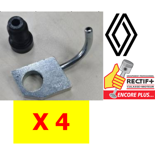 JEU DE 4 GICLEURS ORIGINE G9U 820046612