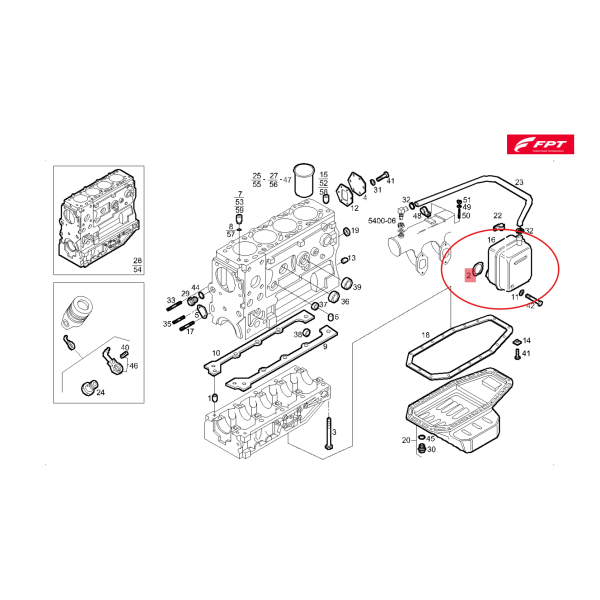 CAOUTCHOUC DE RENIFLARD DE MOTEUR SOFIM DAILY 37X47X4 NET HT