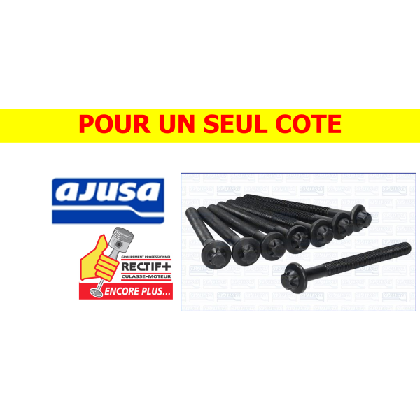 VIS DE CULASSE AJUSA POUR  MOTEUR RENAULT NISSAN INFINITI V9X / V9X791 / V9X891 52396500 81054800