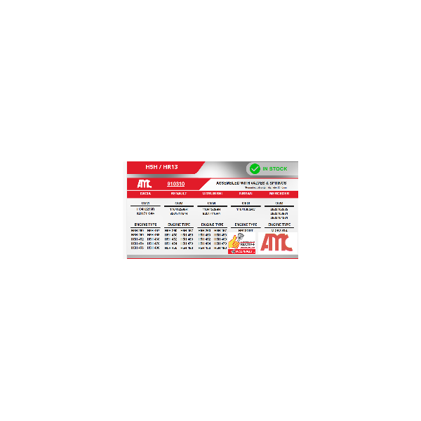 CULASSE NEUVE SOUP RESSORTS AMC ORIGINE RENAULT H5H HR13DDT M282 NET HT