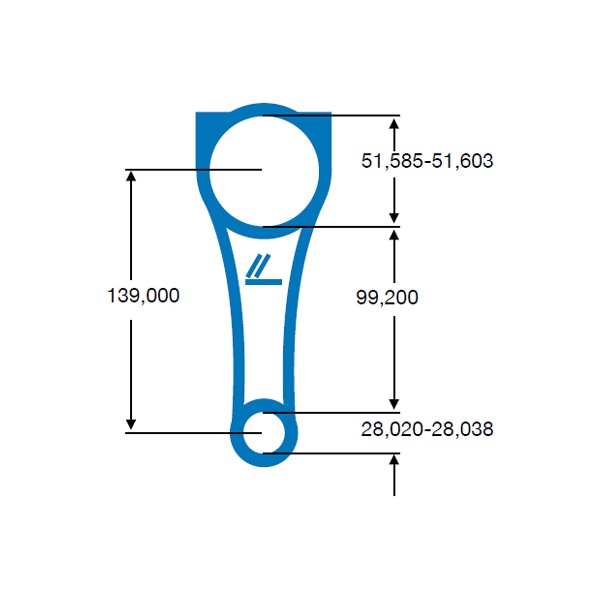 BIELLE F9Q  NEUVE KS CASSEE SANS ERGOTS