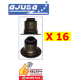 JEU DE 16  JOINTS DE QUEUES DE SOUPAPE 2.2 2.4 3.2 4HU.... AJUSA NET HT