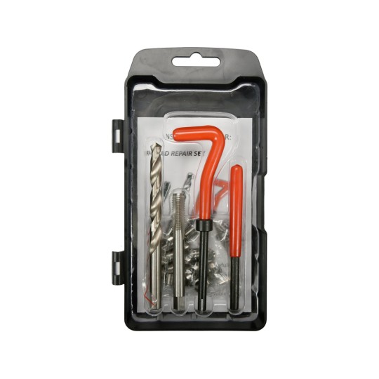 KIT COMPLET AVEC OUTIL DE POSE HELICOIL GAMME ECO M10x1.50 AVEC 30 FILETS