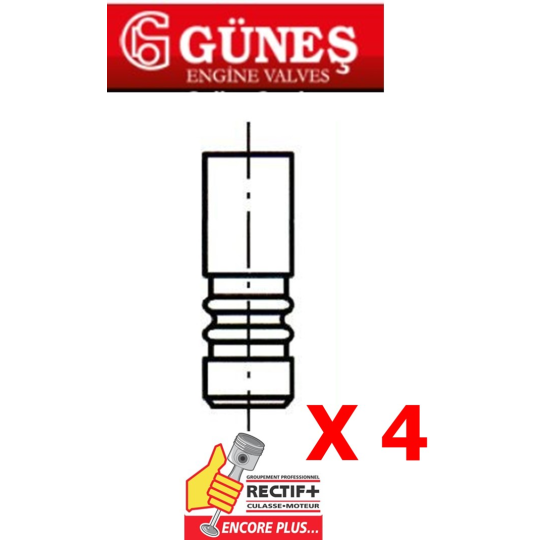 LOT DE 4 SOUP ADM TU5 30° GÜNES NET HT LOT DE 4 EQUIVALENT 96096851
