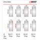 JEU DE COUSSINETS DE BIELLES KING BEARING BMW +0.25 12798322 NET HT