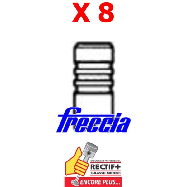 LOT DE 8 SOUPAPES FRECCIA ADM EQUIVALENT A2710531001  NET HT