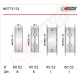 COUSSINETS DE LIGNES INT +0.25 mm ET +0.50 mm EXT N57 (6 CYL.) NET HT
