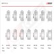 COUSSINETS DE LIGNES INT +0.25 mm ET +0.50 mm EXT N57 (6 CYL.) NET HT