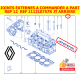 111210757R JOINT DE PALIER AAC RENAULT ORIGINE ARR REP 12 POUR MOTEUR K9K872 111210757R 111213292R 021020501 B05000