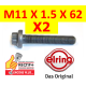 441021 6010110371 A6010110371 LOT DE 2 VIS DE PALIER ELRING MERCEDES NET HT 441020  M11 X 1.5 X 62