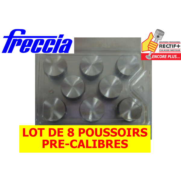 LOT DE 8 POUSSOIRS FRECCIA PRECALIBRES K9K F9Q PI03139 CF349 7700102349 50007540 AHL349 BFS183S 181482 33108246 ET7349