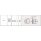 CP1415 PR109 LOT DE 4 PRECHAMBRE STD ADAP. CITROEN D5JT
