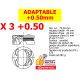 3 PISTON ADAP +0.50 P5241A PK253050 1626728280 PM013450 039PI00129002 P5241A050 803714501050