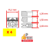 SEGMENTATION JEU MOTEUR 1.2 1.3 4 CYL POWERSEAL RENAULT 1.3 Tce 1.2 TCE