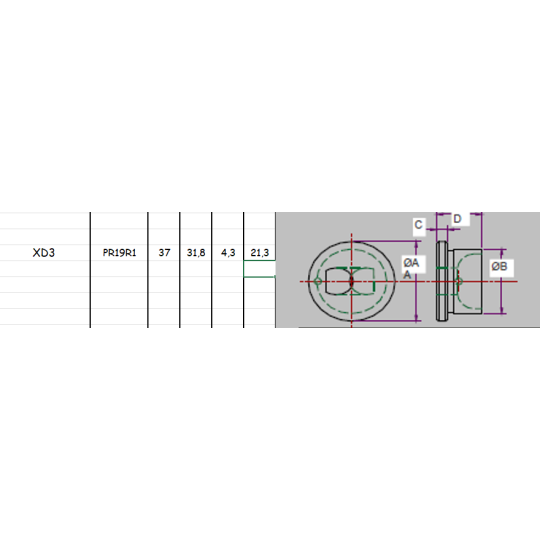 LOT DE 4 PRECHAMBRES MAJOREES ADAP. PSA XD3 NET HT