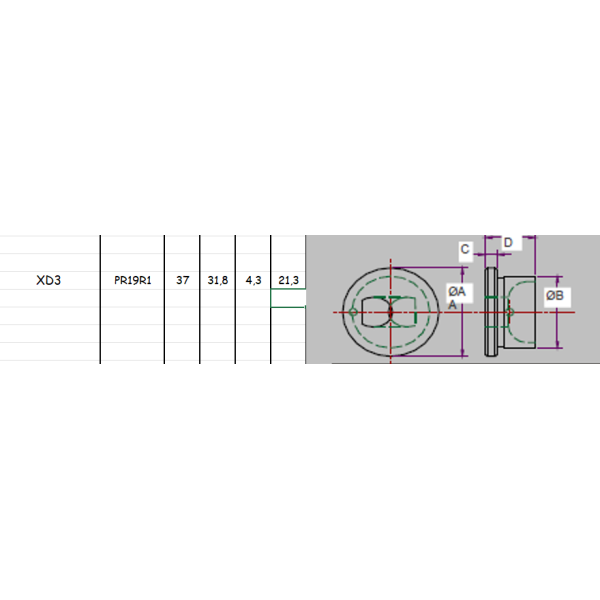 LOT DE 4 PRECHAMBRES MAJOREES ADAP. PSA XD3 NET HT