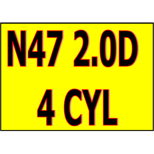 BMW  2.0 DIESEL N47 4 CYLINDRES